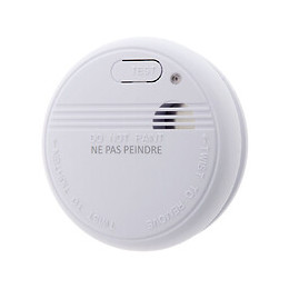 Détecteur De Fumée Nf - Garantie 5 Ans - Autonomie 5 Ans - Livré Avec Pile Et Accessoires De Pose - Otio