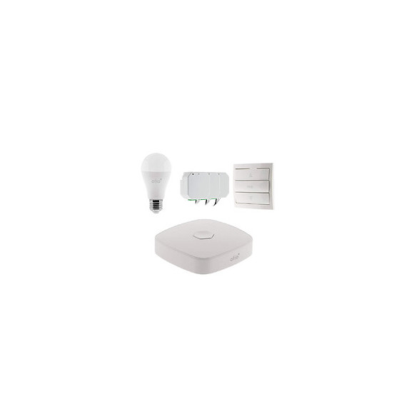 Pack De Démarrage Otiohome (3 Modules Volets Roulant + 1 Télécommande + 1 Box + 1 Ampoule Wifi)