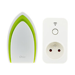 Pack Multicapteur Connecté 5 En 1 Avec Prise Wifi- Température, Humidité, Bruit, Luminosité Et Qualité De L'air - Otio