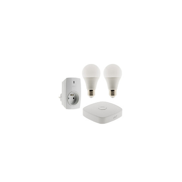 Pack De Démarrage Maison Connectée Otiohome (2 Ampoules, 1 Prise Et  1 Box)