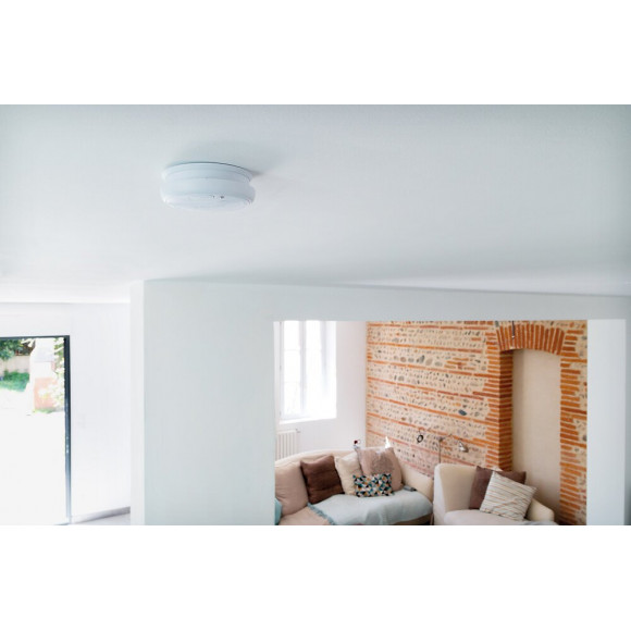 Détecteur De Fumée Nf - Garantie 5 Ans - Autonomie 5 Ans - Livré Avec Pile Et Accessoires De Pose - Otio