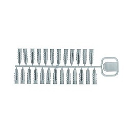 Cheville Grise Plx Multimateriaux 10 X 45mm Qte 100 Pc Beige1013