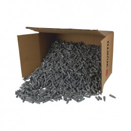 Cheville Bleue Plx Multimateriaux 8 X 33mm Qte 125 Pc Gros Diametre Pour Patte A Vis Gris Anthracite 7016
