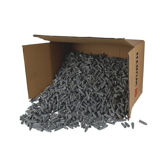 Cheville Bleue Plx Multimateriaux 8 X 33mm Qte 125 Pc Gros Diametre Pour Patte A Vis Gris Anthracite 7016