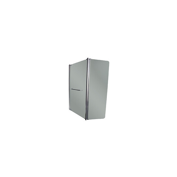 Pare-baignoire Pongo - Paroi 120x140x0,4cm - Verre Trempé - Finition Chromé