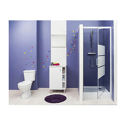 Lave-mains Lixy - 50cm - Blanc - Laqué - Livré En Kit