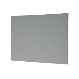 Miroir Simple Rectangle - Argent - 60x50cm - Verre - Chants Blancs
