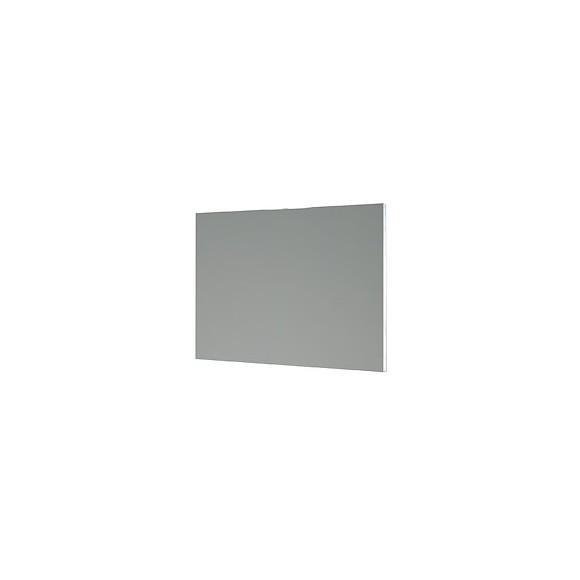 Miroir Simple Rectangle - Argent - 60x50cm - Verre - Chants Blancs