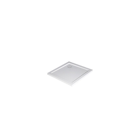 Receveur Bull - Antidérapant - 90x90cm - Smc - Blanc - Extra-plat