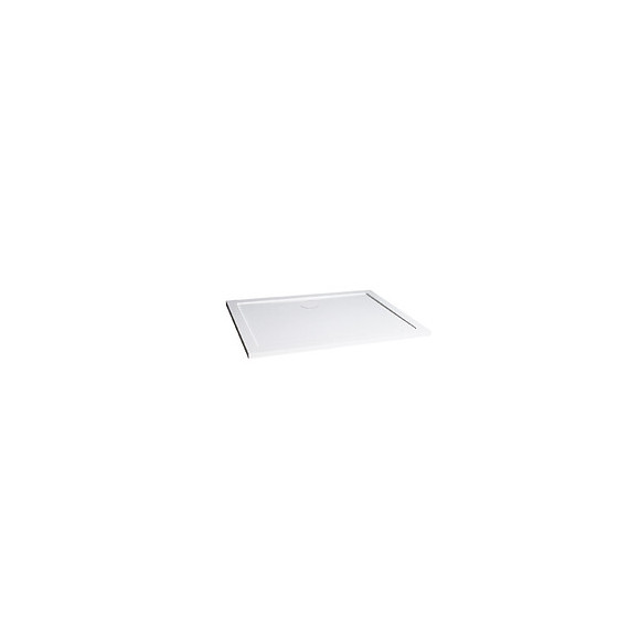 Receveur Bull - Antidérapant - 80x120cm - Smc - Blanc - Extra-plat