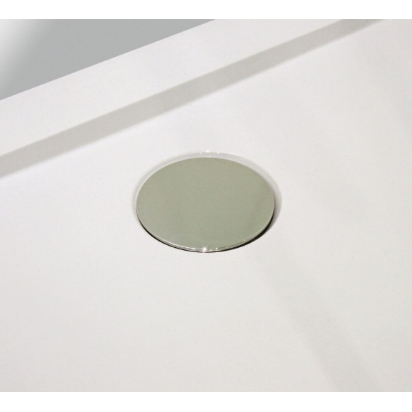 Receveur Lary - Antidérapant - 80x120x13cm - Acrylique - Blanc