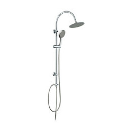 Kit Barre De Douche Sans Mitigeur Zeki - H95xl26cm - Finition Chromé