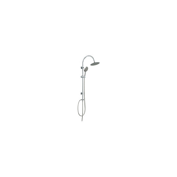Kit Barre De Douche Sans Mitigeur Zeki - H95xl26cm - Finition Chromé