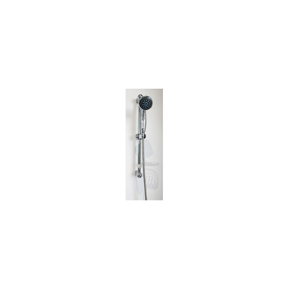 Kit Barre De Douche À Douchette 5 Fonctions Tallia - H50cm - Finition Chromé