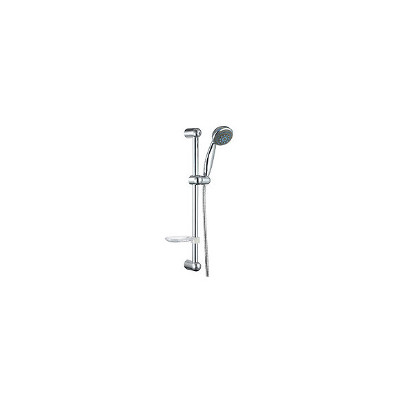 Kit Barre De Douche À Douchette 5 Fonctions Tallia - H50cm - Finition Chromé