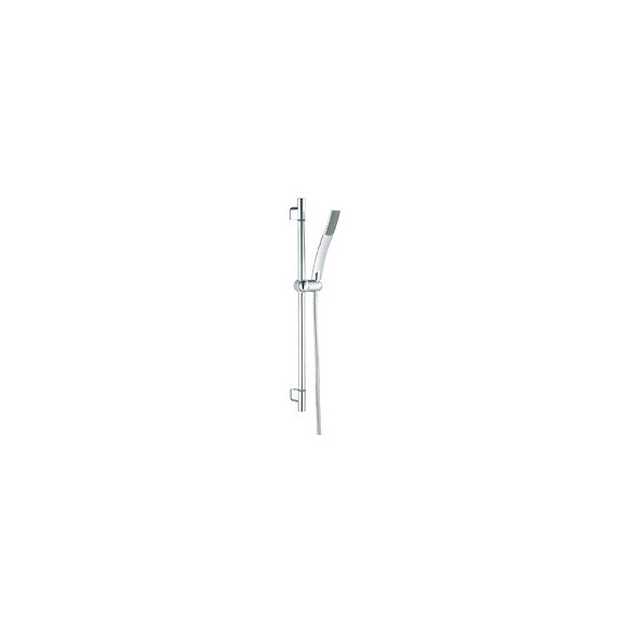 Kit Barre De Douche À Douchette Design Galactic - H60cm - Finition Chromé
