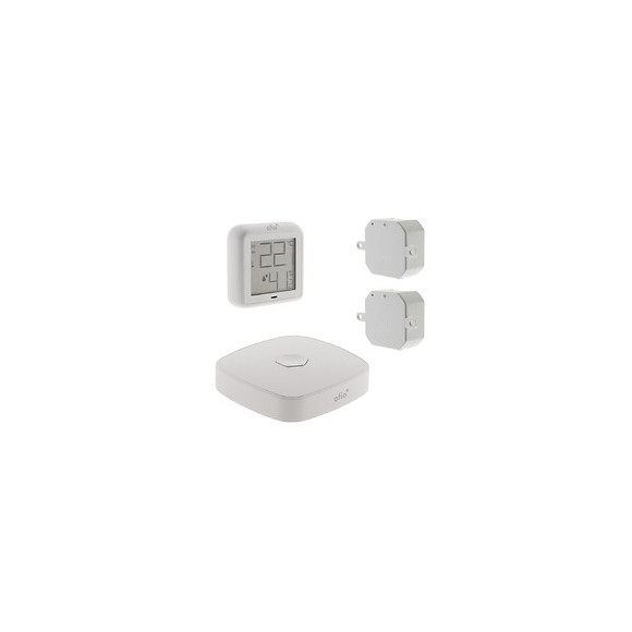 Pack De Démarrage Chauffage Connecté Otiohome (1 Thermomètre Hygromètre Connecté, 2 Modules Pour Radiateur, 1 Box)