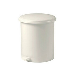 Poubelle À Pédale 16l Blanc - 10604be.cr
