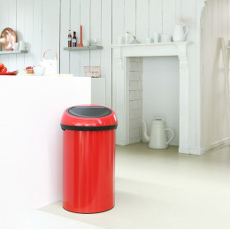 Poubelle De Cuisine 60l Rouge - 402487