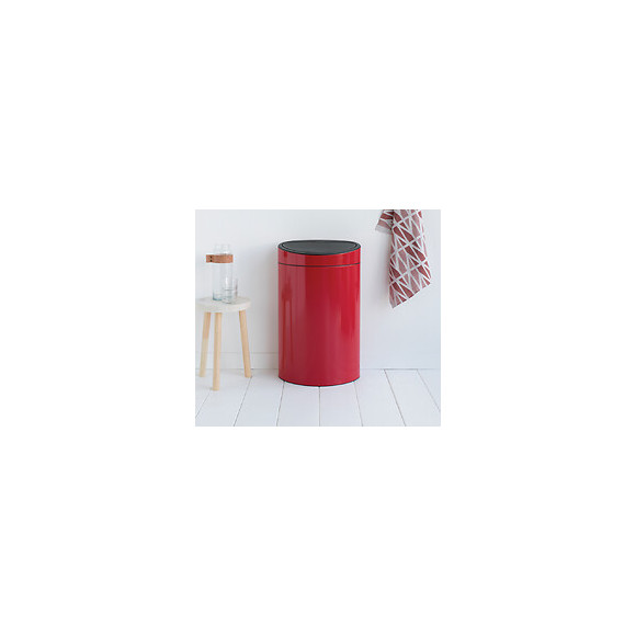 Poubelle 40l Rouge - 114960
