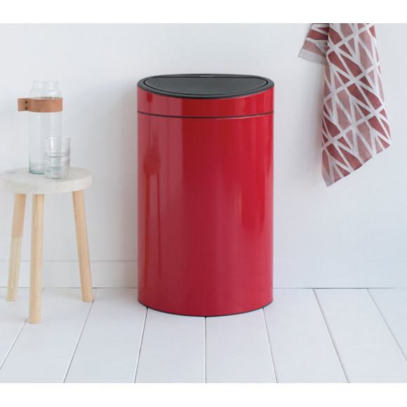 Poubelle 40l Rouge - 114960