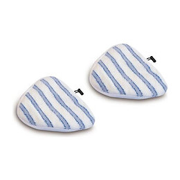 Lot De 2 Serpillières Triangulaires Pour Nettoyeur Balai Vapeur Vtaction - Paeu0275