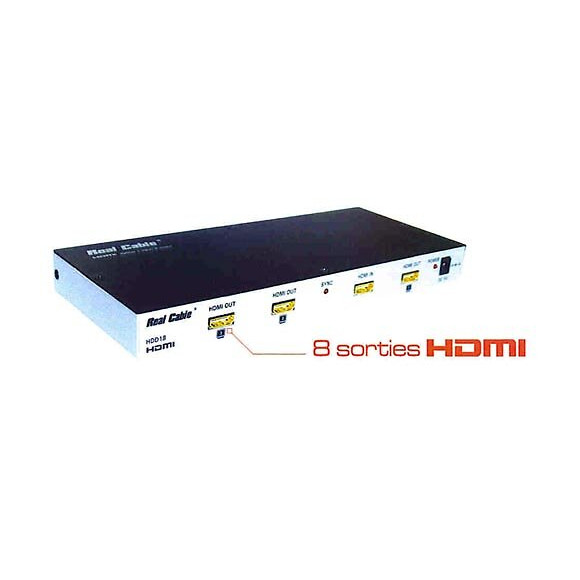 Distributeur Hdmi 1 Source Vers 8 Ecran - Hdd-18