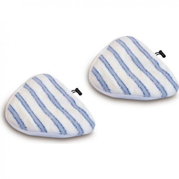 Lot De 2 Serpillières Triangulaires Pour Nettoyeur Balai Vapeur Vtaction - Paeu0275