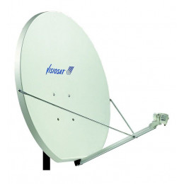 Antenne Parabolique 120cm Blanc - Kit120ms