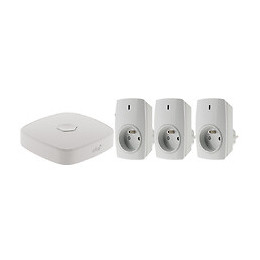 Lot De 3 Prises Connectées Avec Passerelle Wifi - Otio