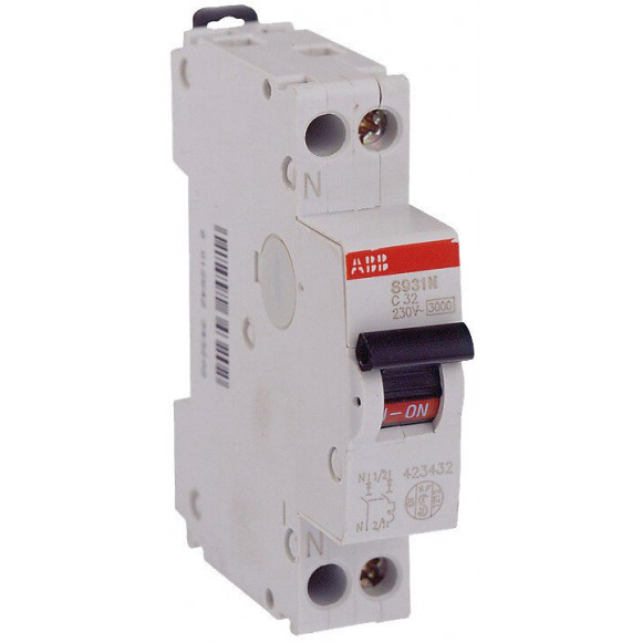 Disjoncteur Modulaire Ph+n 32a 3ka À Vis Type Ac