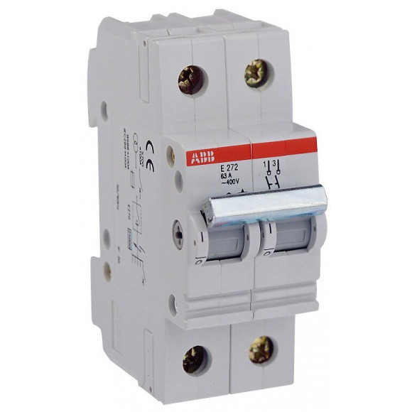 Interrupteur Différentiel Bipolaire 63a Type Ac À Fermeture