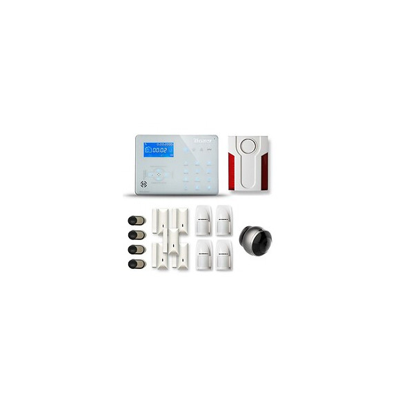 Alarme Maison Sans Fil Ice-b264 Compatible Box Internet Et Gsm