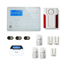 Alarme Maison Sans Fil Ice-b21 Compatible Box Internet Et Gsm