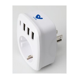 Adapateur Europe Vers Usa (4 Ports Usb) - Voltman