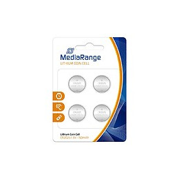Pack De 4 Piles Lithium Format Bouton Medarange Cr2025 3v