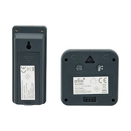 Thermomètre ? Hygromètre Avec Capteur Sans Fil Gris Anthracite - Otio