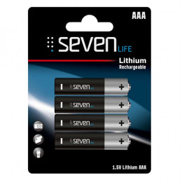 Pile Rechargeable 220 Mah Seven Life, Aaa Pack 4