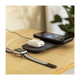 Socle De Chargement Sans Fil Mophie 10w 2 En 1 Noir