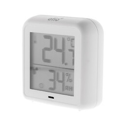 Thermomètre - Hygromètre Intérieur Blanc À Piles - Otio