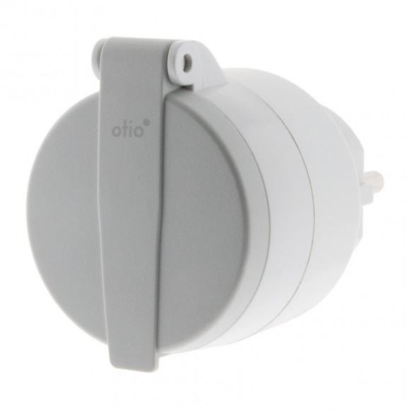 Prise Connectée D'extérieur Pilotable À Distance Ou Avec Télécommande - Otio