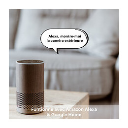 Daewoo Pack De 2 Caméras Autonomes: Int/ext W501 Full Hd, Détection De Mouvement, Vision Nocturne, Audio, Compatibles Avec Al