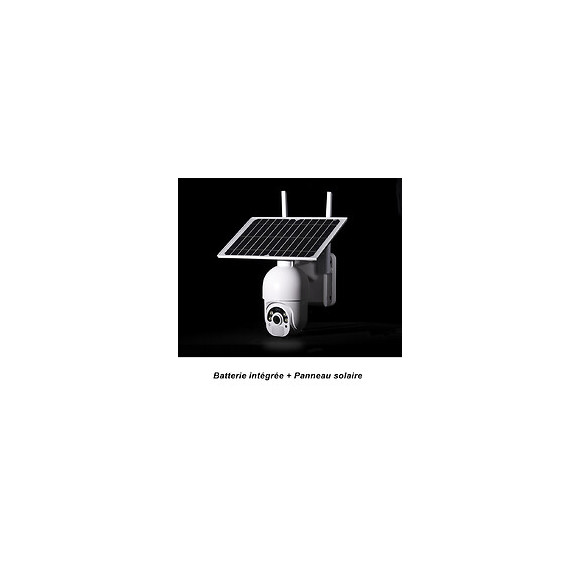 Daewoo Pack De 2 Caméras Autonomes Rotative Extérieures W505m Full Hd Avec Panneaux Solaires