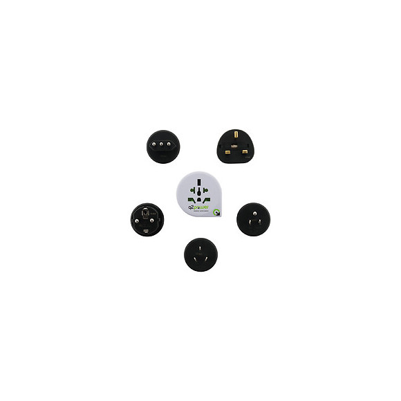 Adaptateur De Voyage 5 En 1 Compatible Avec Plus De 110 Pays - Q2 Power