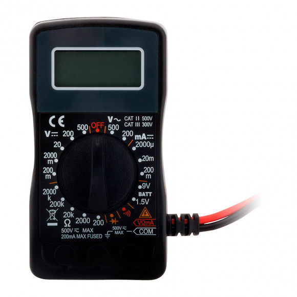 Multimètre Digital Compact 300v - Cat Iii - Zenitech