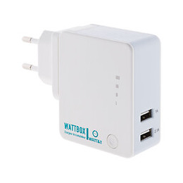 Chargeur Usb Universel Avec Powerbank Intégrée 2600 Mah - Watt & Co