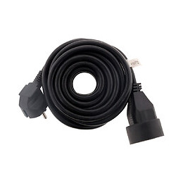 Prolongateur 16a Ho5vv-f 3g1,5mm² Noir 3m - Zenitech