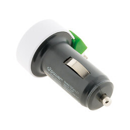 Chargeur De Voiture Avec Câble Et Prise Iphone + 2 Usb - Q2 Power