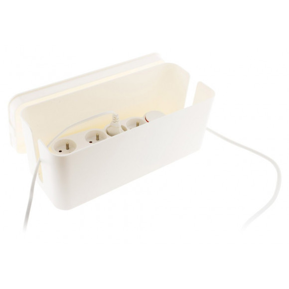 Boîte De Rangement Pour Multiprises - Blanche