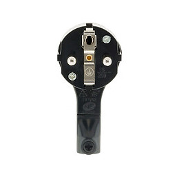 Fiche Mâle 16a Extraplate Noire - Zenitech